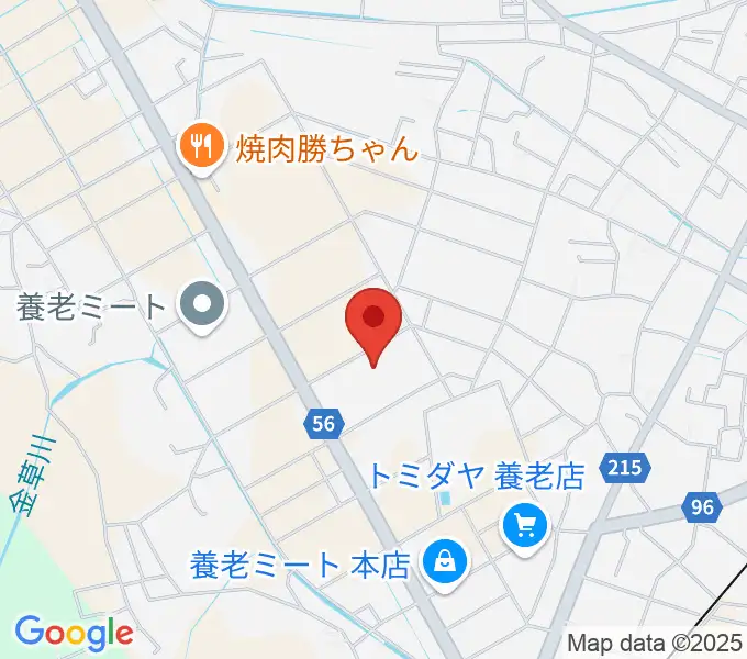 養老町民会館の地図
