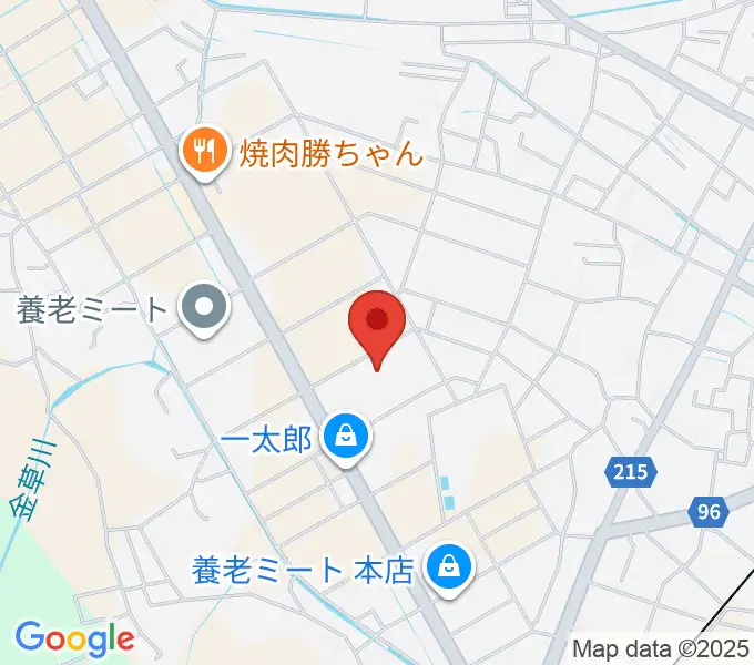 養老町民会館の地図