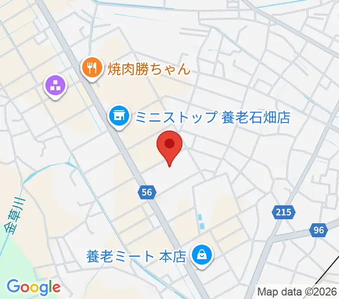 養老町民会館の地図