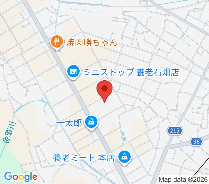 養老町民会館の地図