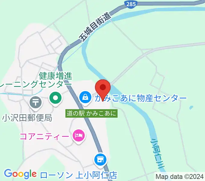 上小阿仁村生涯学習センターの地図