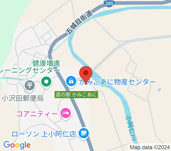 上小阿仁村生涯学習センターの地図