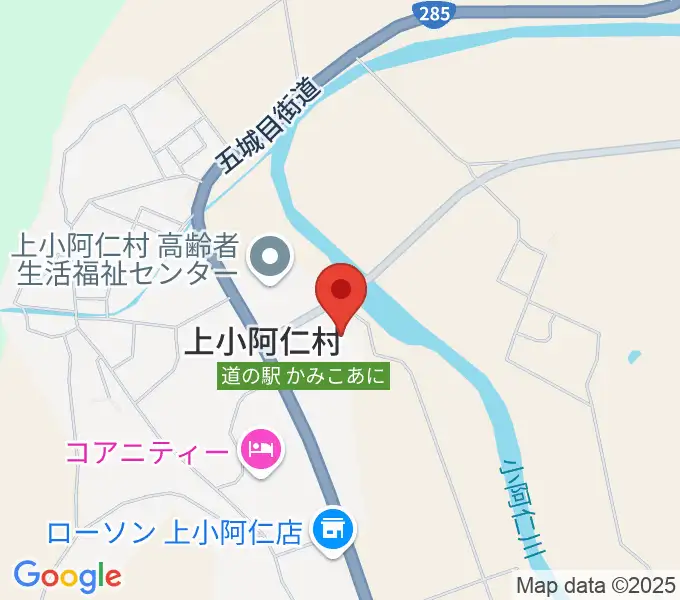 上小阿仁村生涯学習センターの地図