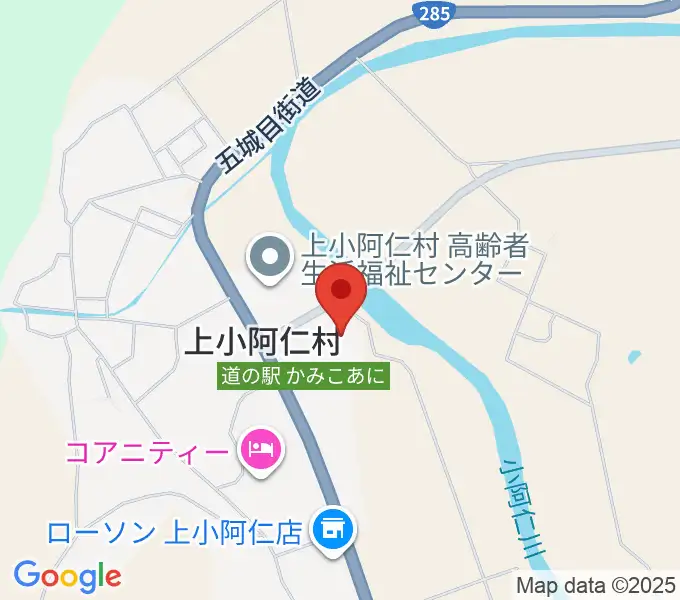 上小阿仁村生涯学習センターの地図