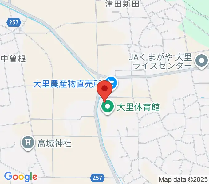 大里生涯学習センター「あすねっと」の地図