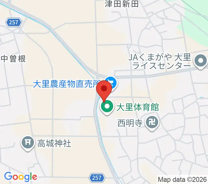 大里生涯学習センター「あすねっと」の地図