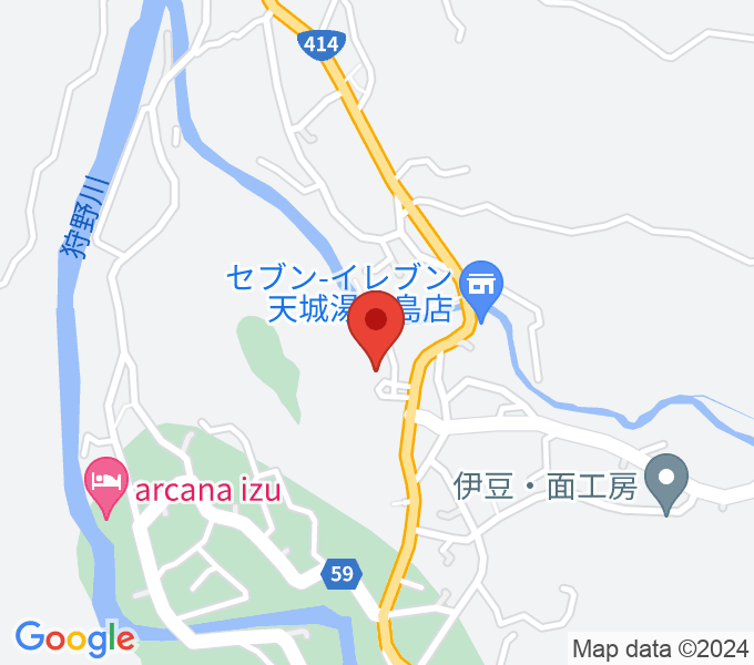 天城会館の地図