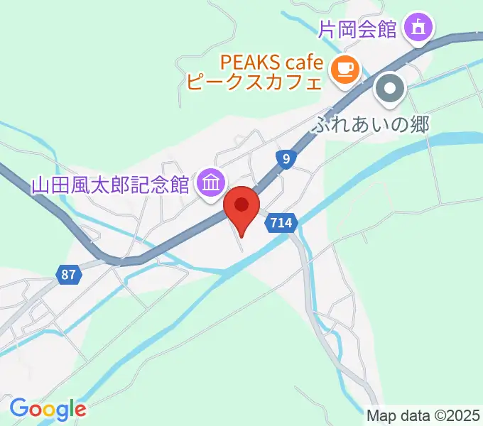 関宮公民館ノビアホールの地図