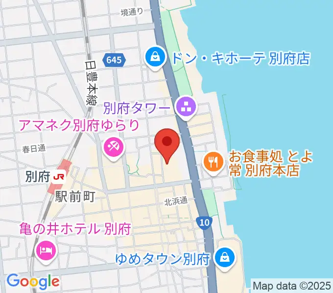 ぶらり劇場別府座の地図