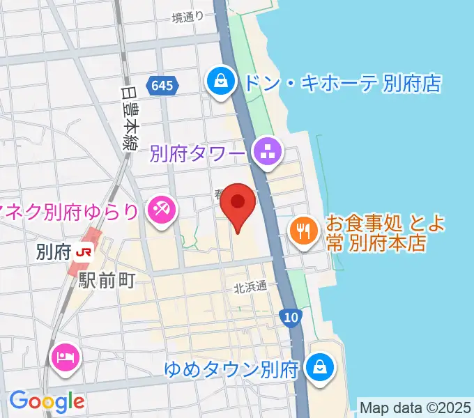 ぶらり劇場別府座の地図