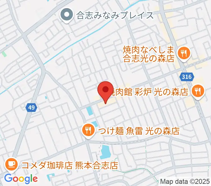 柴田樹音楽教室の地図