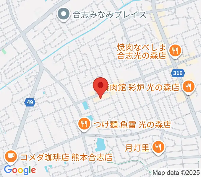 柴田樹音楽教室の地図