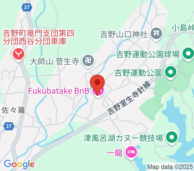 スプーンフルミュージック吉野教室の地図