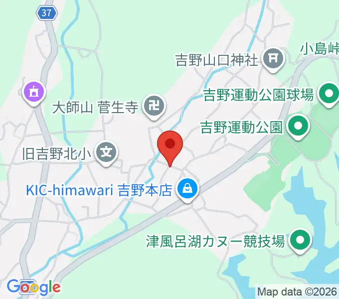 スプーンフルミュージック吉野教室の地図