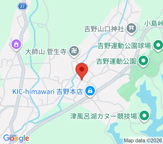 スプーンフルミュージック吉野教室の地図