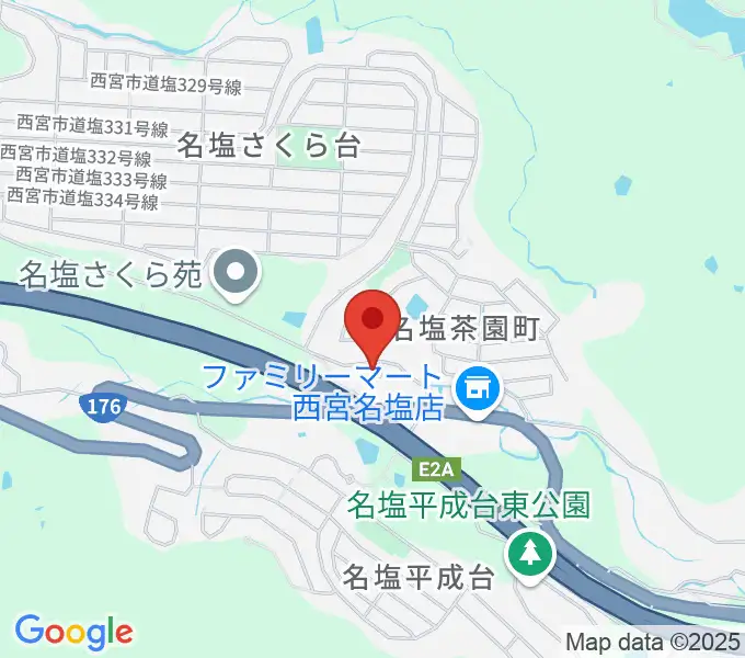 志間ギター・ウクレレ教室の地図