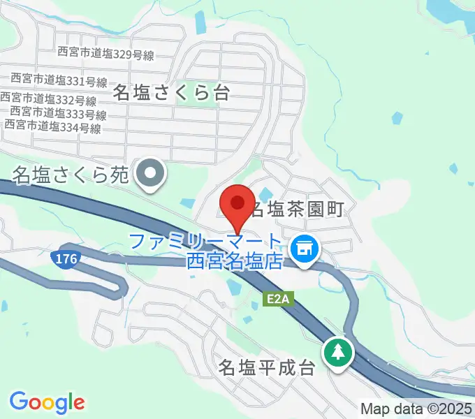 志間ギター・ウクレレ教室の地図