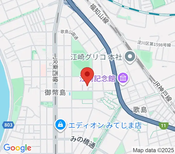 近藤技研工業 西淀川区民ホールの地図