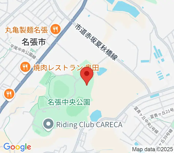 ベルウイングアリーナの地図
