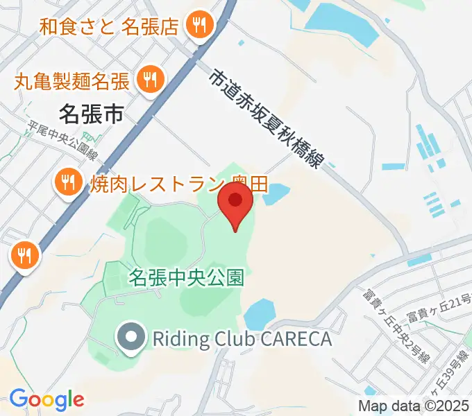 ベルウイングアリーナの地図