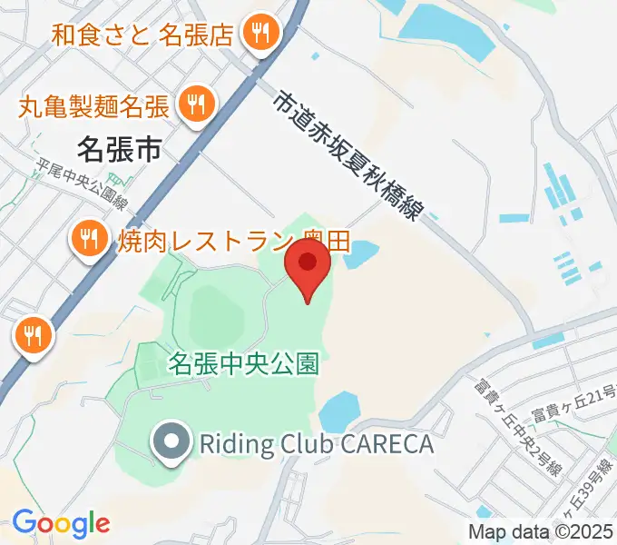 ベルウイングアリーナの地図