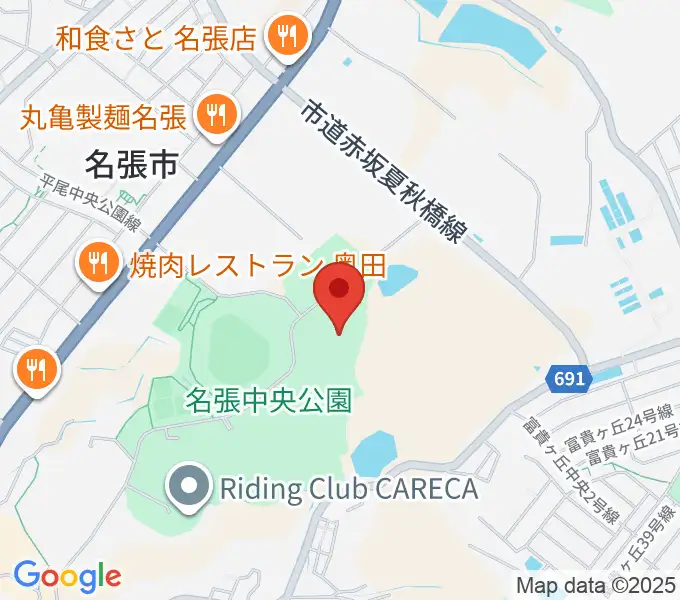 ベルウイングアリーナの地図