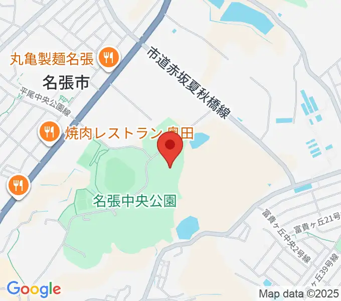 ベルウイングアリーナの地図