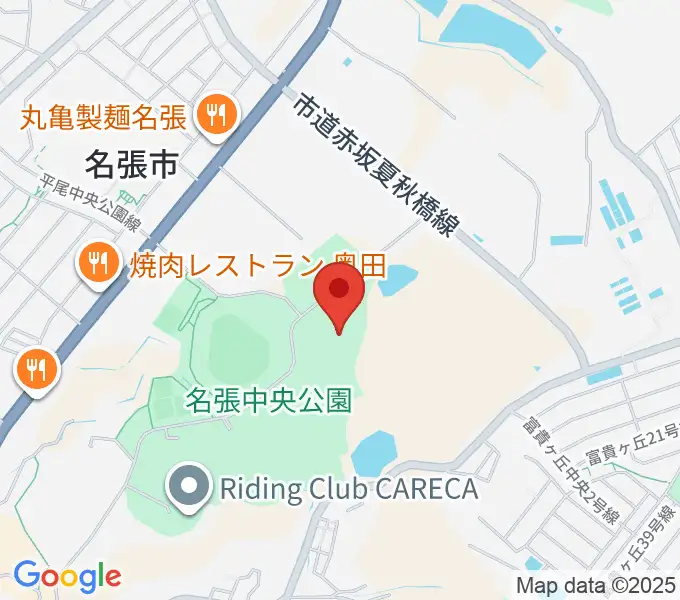 ベルウイングアリーナの地図