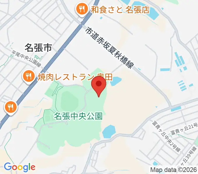 ベルウイングアリーナの地図