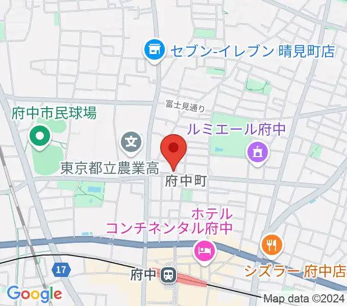 ラジオフチューズの地図