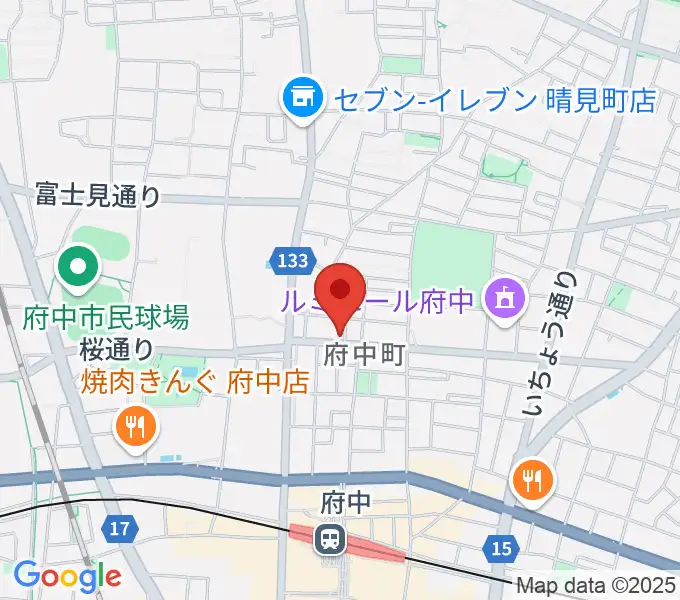 ラジオフチューズの地図