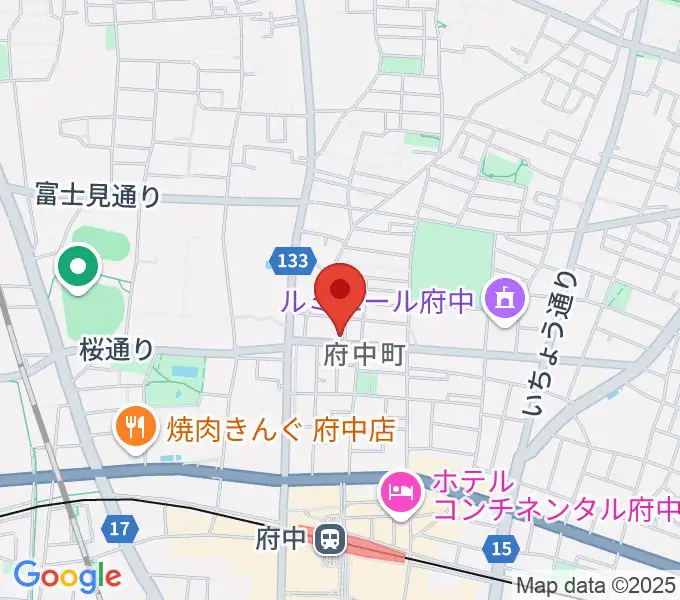 ラジオフチューズの地図