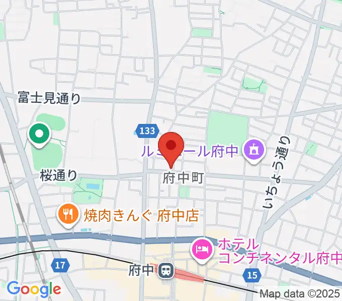 ラジオフチューズの地図