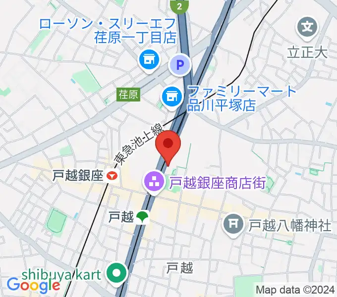 FMしながわ　の地図