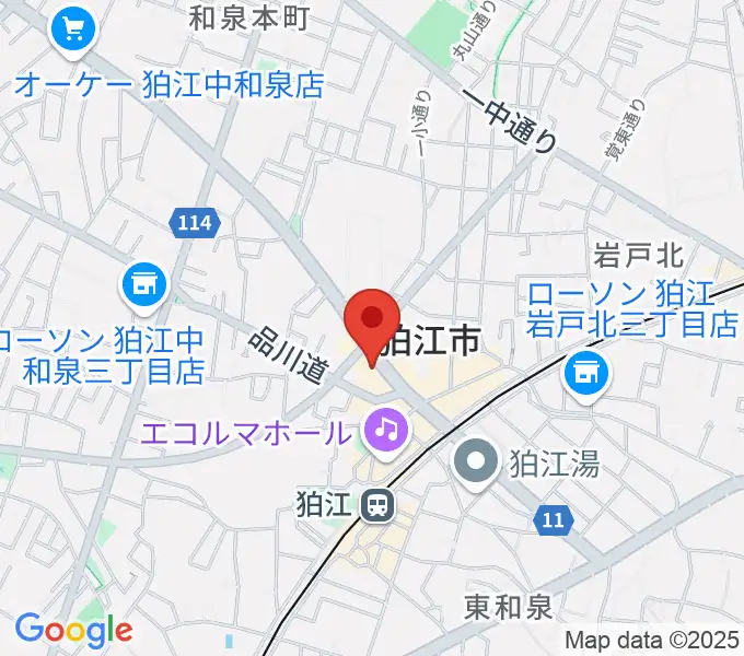 コマラジ 狛江エフエムの地図
