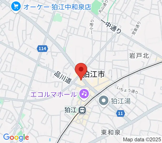 コマラジ 狛江エフエムの地図