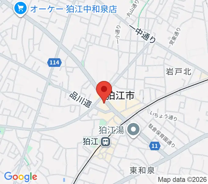 コマラジ 狛江エフエムの地図