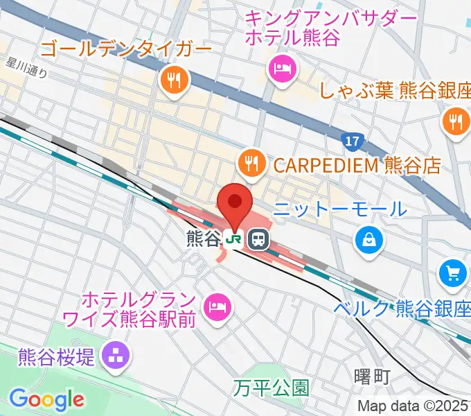 FMクマガヤの地図