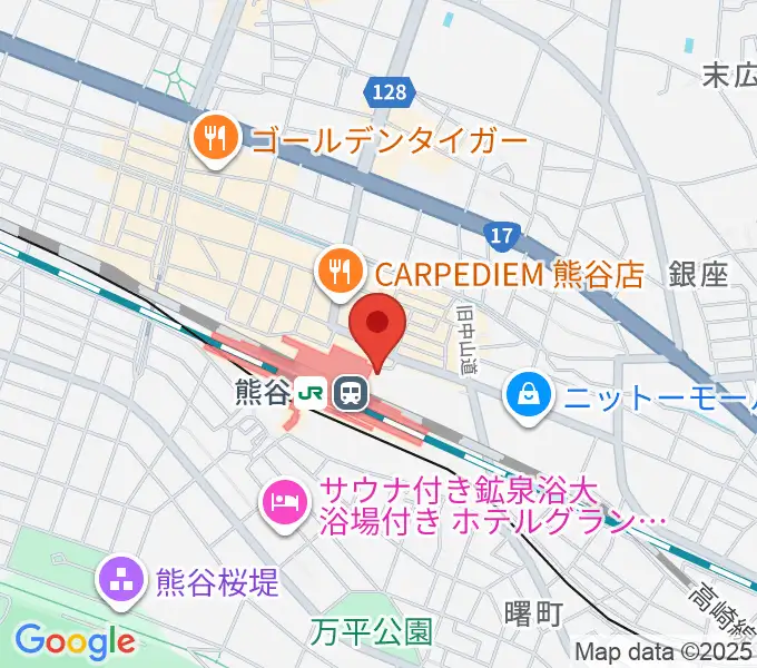 FMクマガヤの地図