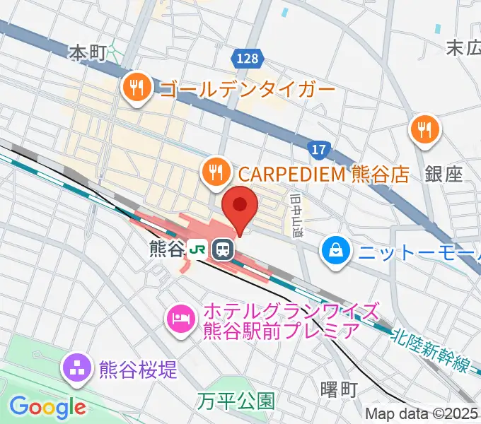 FMクマガヤの地図