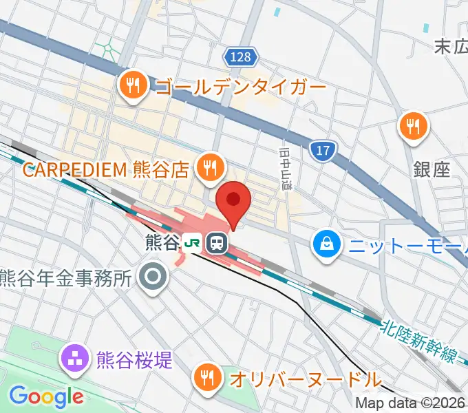 FMクマガヤの地図