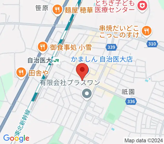 FMゆうがおの地図