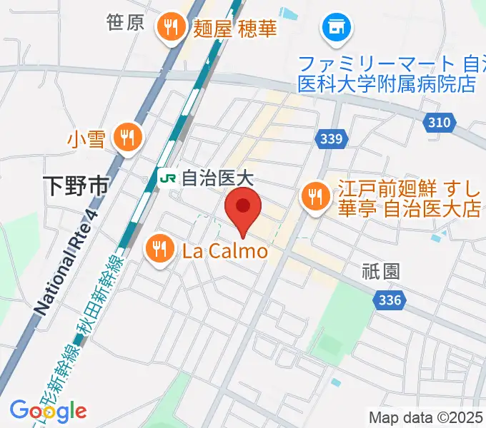 FMゆうがおの地図