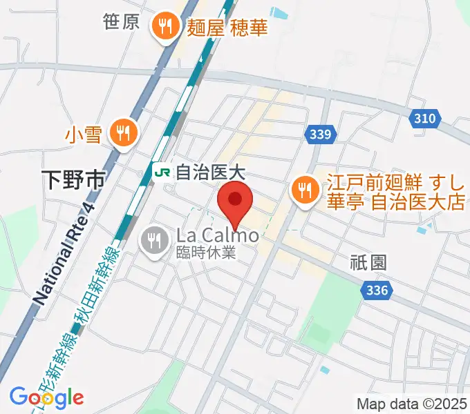 FMゆうがおの地図
