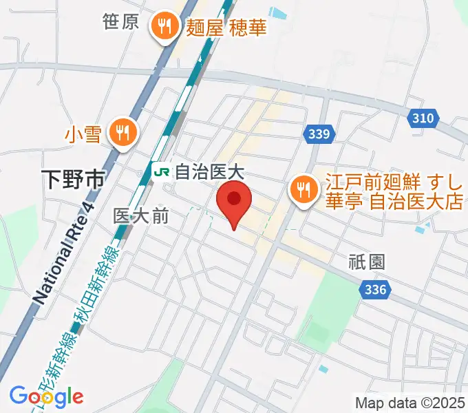 FMゆうがおの地図