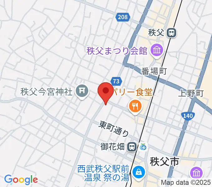 ちちぶエフエムの地図