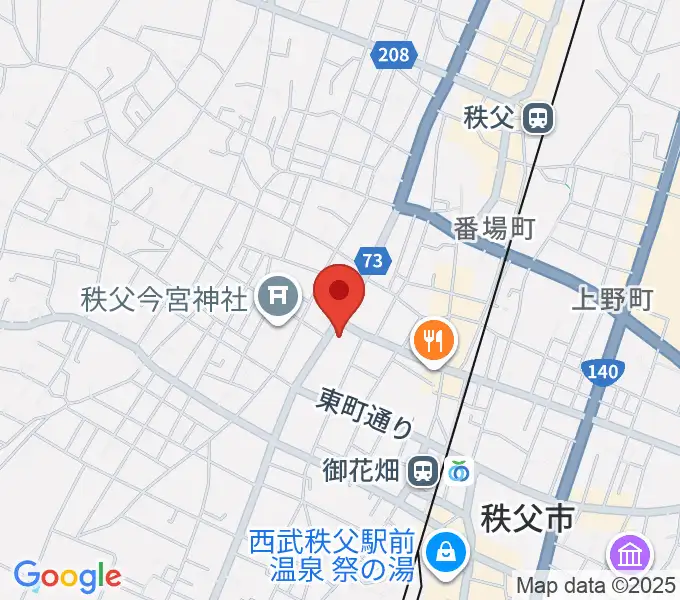 ちちぶエフエムの地図