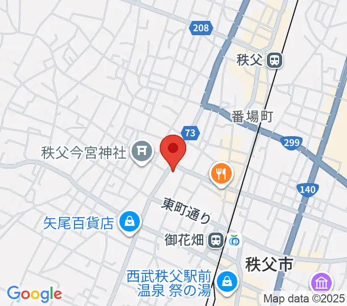ちちぶエフエムの地図