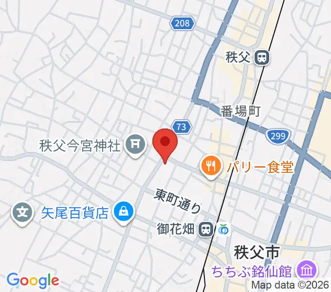 ちちぶエフエムの地図
