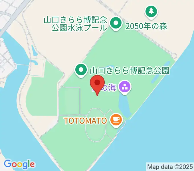 やまぐち富士商ドームの地図